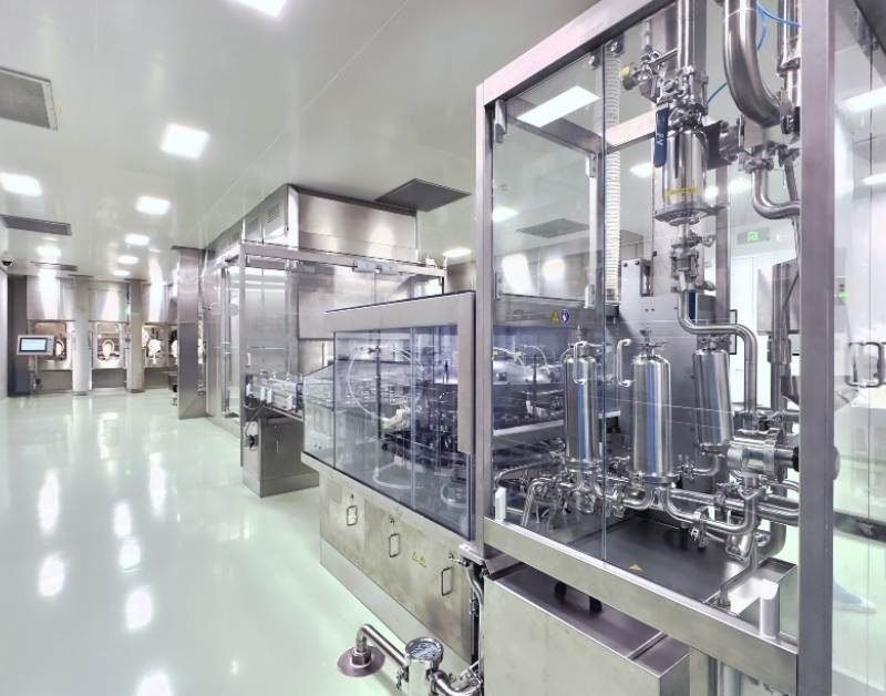 Stainless healthcare processing plant